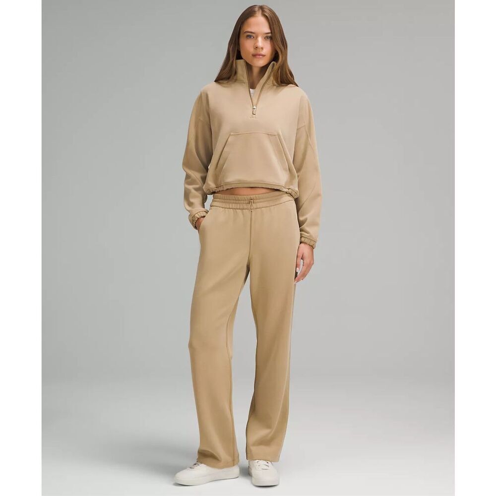 lululemon athletica Sandstone cropped hoodie